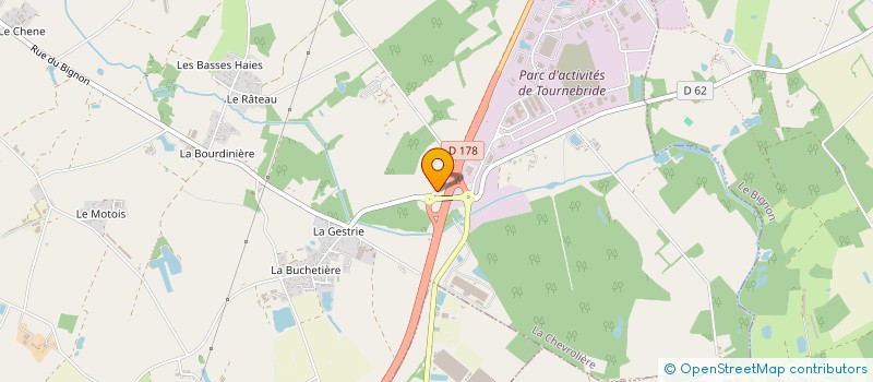 localisation de l'entreprise SANET SOCIETE ARMORICAINE DE NETTOYAGE  LA CHEVROLIERE