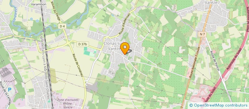 localisation de l'entreprise SANETO  CLONAS-SUR-VAREZE