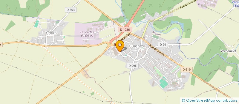 localisation de l'entreprise SANEX TEXTILE à GUIGNES