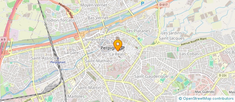 localisation de l'entreprise SANEZ  PERPIGNAN