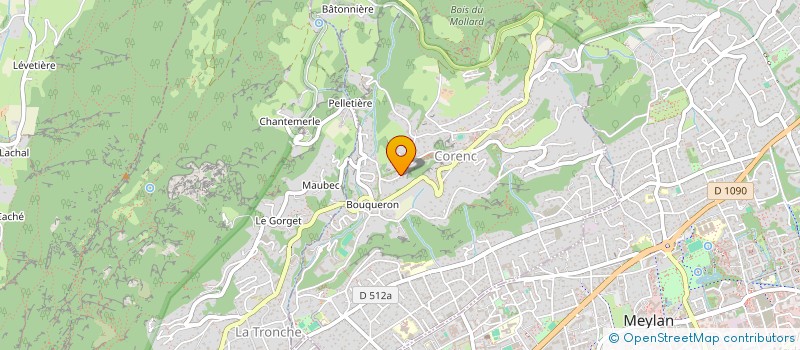 localisation de l'entreprise SANFEOS  CORENC