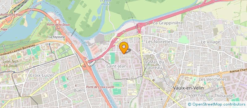 localisation de l'entreprise SANFER CONSTRUCTION  VILLEURBANNE