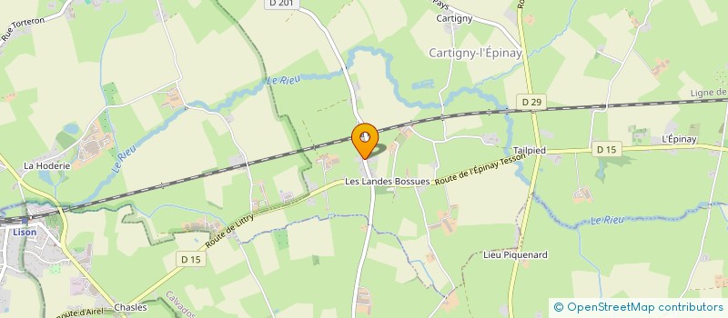 localisation de l'entreprise SANFFRE  CARTIGNY-L EPINAY