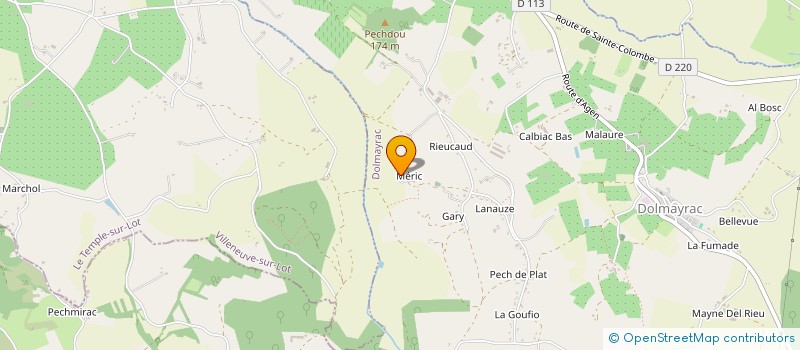 localisation de l'entreprise SANFLO  DOLMAYRAC