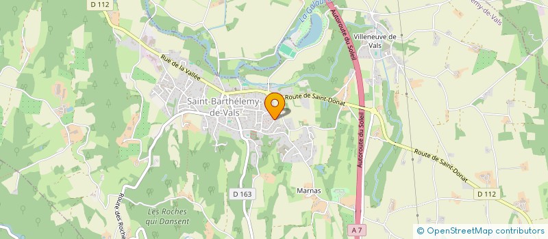 localisation de l'entreprise SANFLO  SAINT-BARTHELEMY-DE-VALS