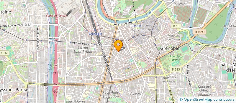localisation de l'entreprise SANFLO  GRENOBLE