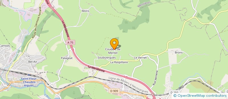 localisation de l'entreprise SANFLO-AGRO  SAINT-GEORGES