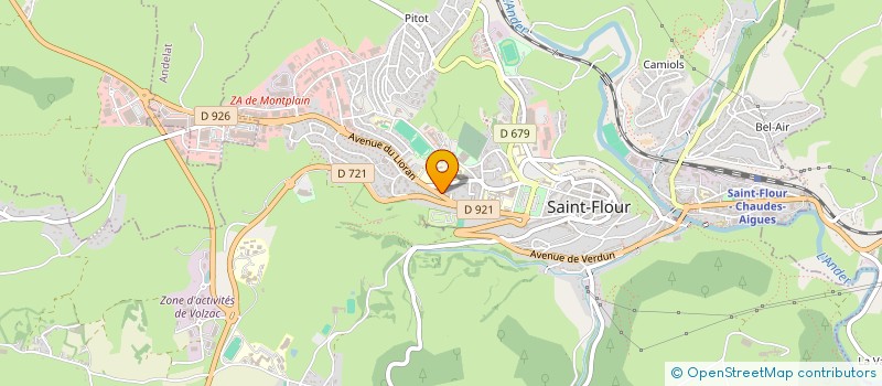 localisation de l'entreprise SANFLO IMMO à SAINT-FLOUR