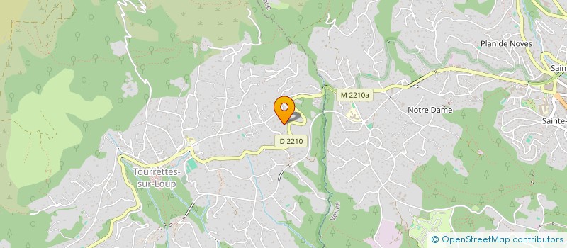 localisation de l'entreprise SANFLOGARIC à TOURRETTES-SUR-LOUP