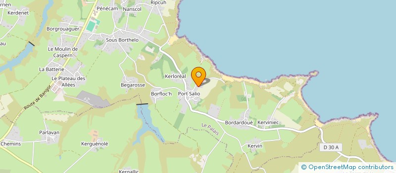 localisation de l'entreprise SANFLOTI à LOCMARIA