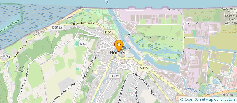 localisation de l'entreprise SANFRAN à HONFLEUR