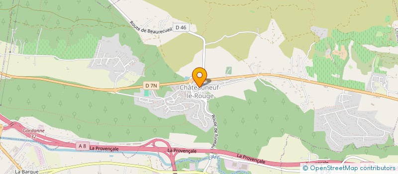 localisation de l'entreprise SANFRANC  CHATEAUNEUF-LE-ROUGE
