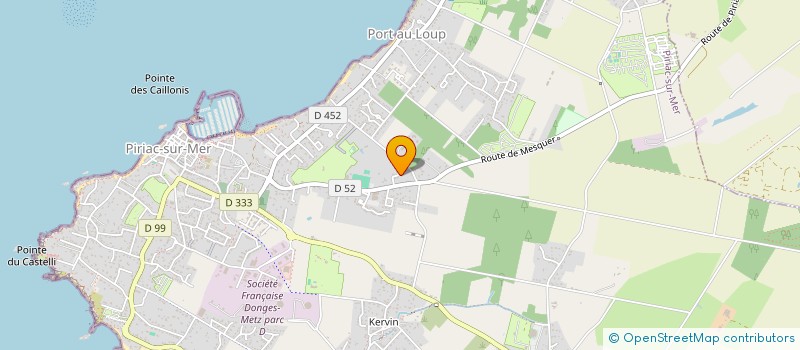 localisation de l'entreprise SANFRED  PIRIAC-SUR-MER