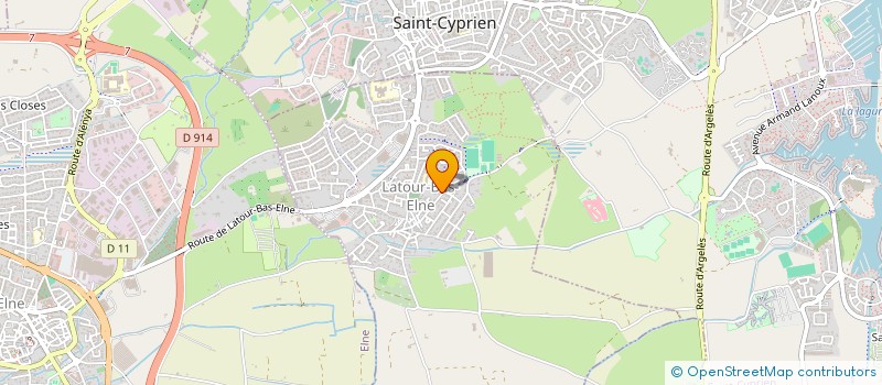 localisation de l'entreprise SANFREMOND à ELNE