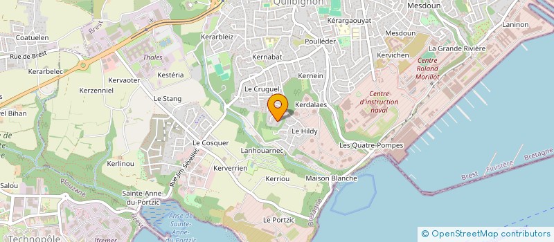 localisation de l'entreprise SANG OCEAN à BREST