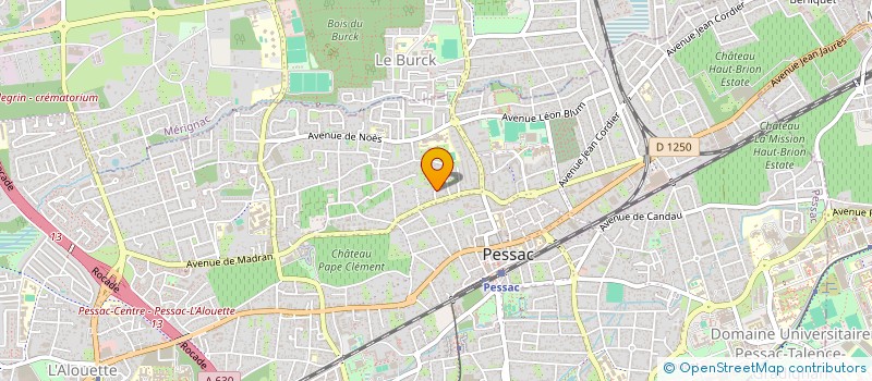 localisation de l'entreprise SANG POUR SANG CAMPUS 33 BORDEAUX à PESSAC