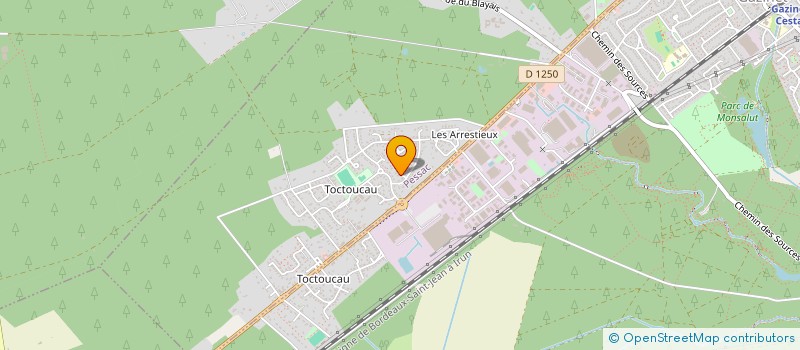 localisation de l'entreprise SANG POUR SANG CAMPUS à PESSAC