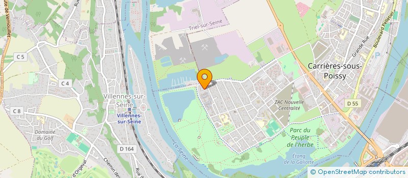 localisation de l'entreprise SANG URGENT  NANTERRE