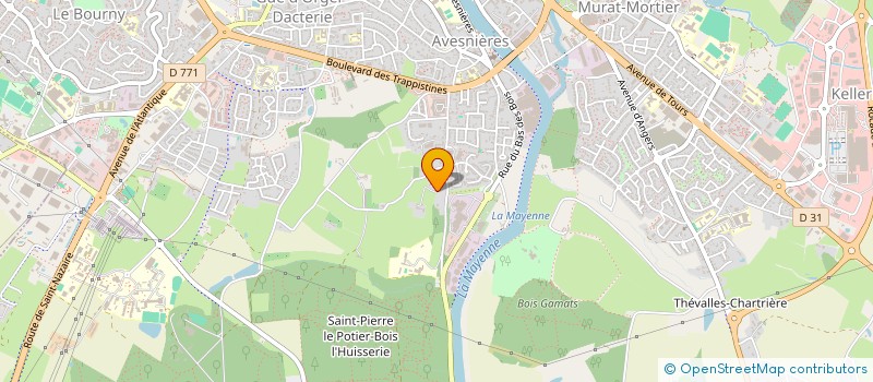 localisation de l'entreprise SANGA-GESTION à LAVAL