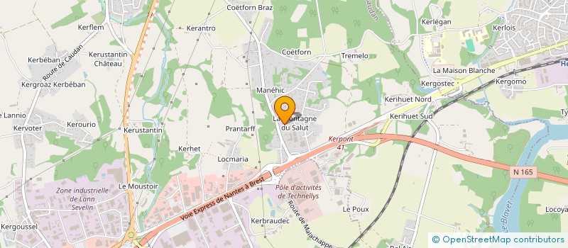 localisation de l'entreprise SANGADAM  CAUDAN