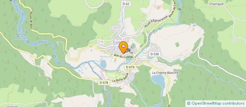 localisation de l'entreprise SANGAME à CONDAT