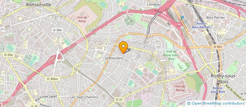 localisation de l'entreprise SANGAR AURORA SARL à MONTREUIL
