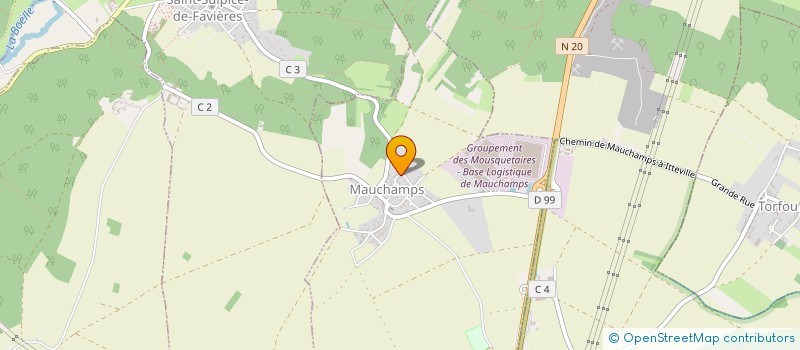 localisation de l'entreprise SANGARE ET FILS  MAUCHAMPS