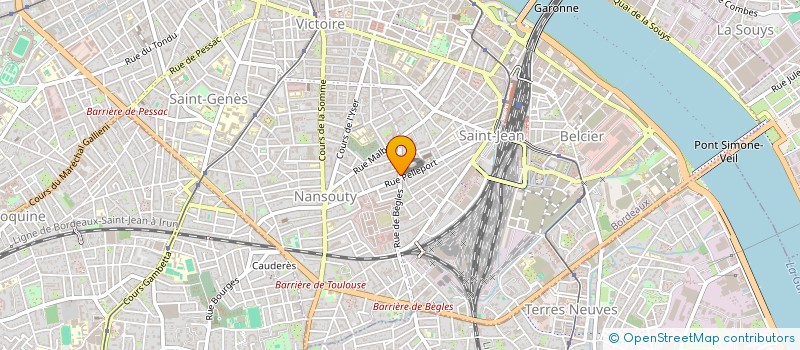 localisation de l'entreprise SANGARIDE  BORDEAUX