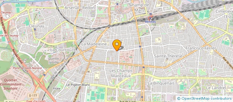 localisation de l'entreprise SANGEET à RENNES