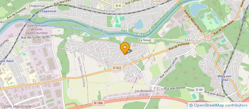 localisation de l'entreprise SANGEMIL  MERY-SUR-OISE