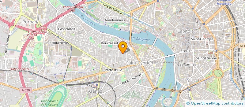 localisation de l'entreprise SANGHA YOGA 31 à TOULOUSE