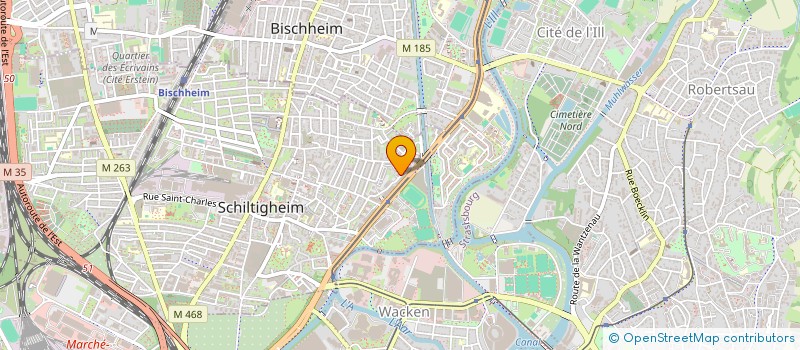 localisation de l'entreprise SANGIS'ARTS  STRASBOURG