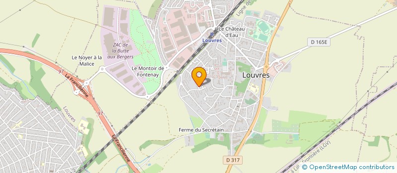 localisation de l'entreprise SANGIT CONSULTING  LOUVRES