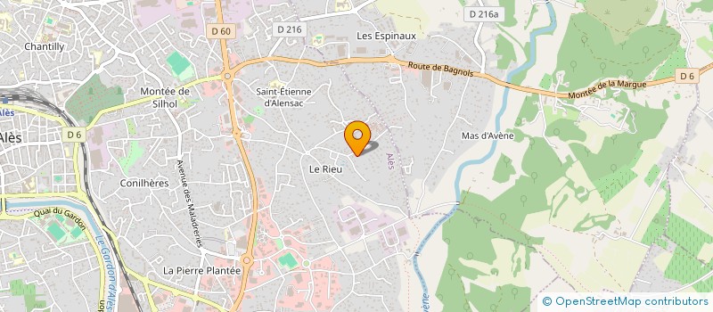 localisation de l'entreprise SANGIU  ALES