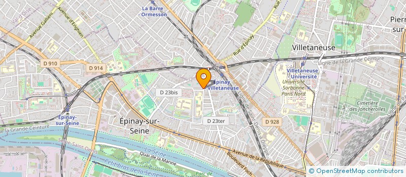 localisation de l'entreprise SANGLASS à EPINAY-SUR-SEINE