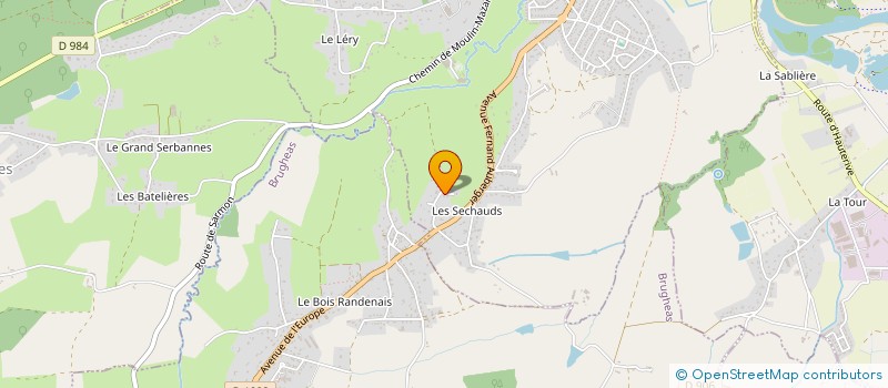 localisation de l'entreprise SANGLE DE VIE,  FERME THERAPEUTIQUE ET PEDAGOGIQUE  BELLERIVE-SUR-ALLIER