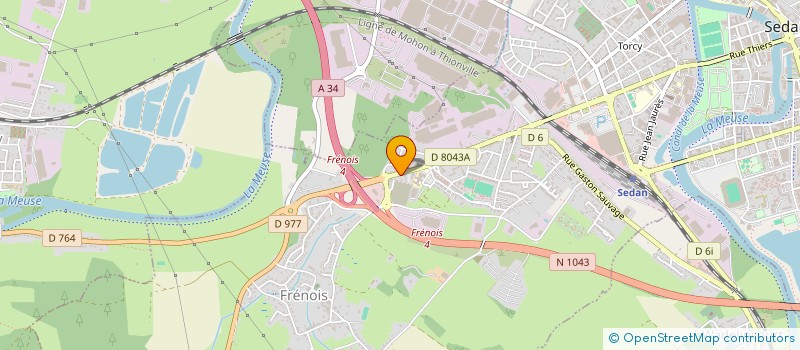 localisation de l'entreprise SANGLEO  SEDAN