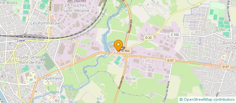 localisation de l'entreprise SANGO  BONCHAMP-LES-LAVAL