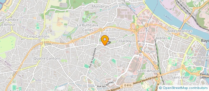 localisation de l'entreprise SANGRE BRAVA à ANGLET