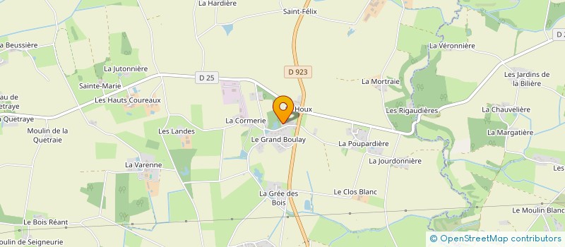 localisation de l'entreprise SANGUEZIMMO  MESANGER