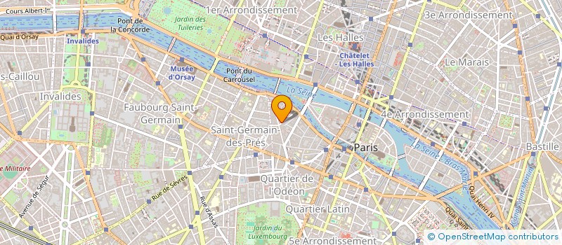 localisation de l'entreprise SANGUINE  PARIS