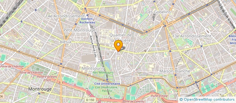 localisation de l'entreprise SANGUINE  PARIS