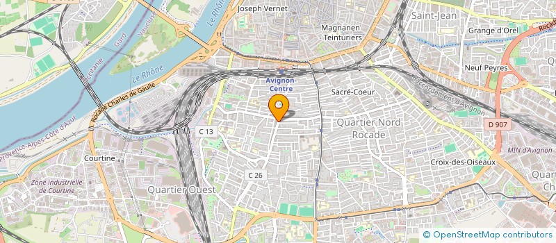 localisation de l'entreprise SANGUINE ET SEPIA  AVIGNON