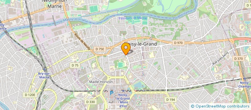 localisation de l'entreprise SANGUINES  NOISY-LE-GRAND