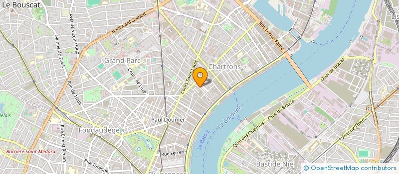 localisation de l'entreprise SANGUINET  BORDEAUX