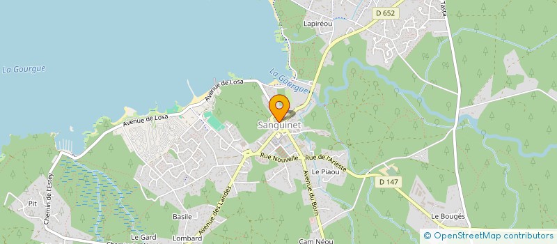 localisation de l'entreprise SANGUINET FOOTBALL CLUB  SANGUINET