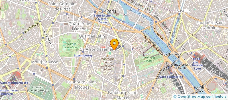 localisation de l'entreprise SANGUIS TERRAE à PARIS