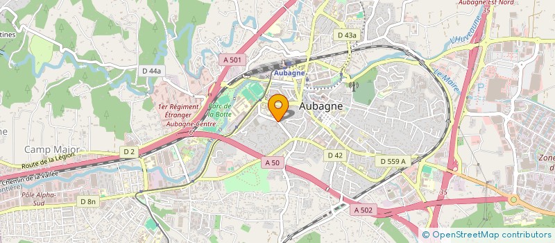 localisation de l'entreprise SANGUY à AUBAGNE