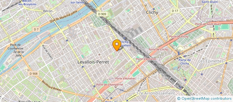 localisation de l'entreprise SANGYE à LEVALLOIS-PERRET
