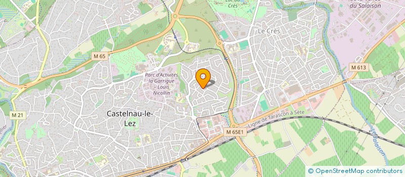 localisation de l'entreprise SANH  CASTELNAU-LE-LEZ